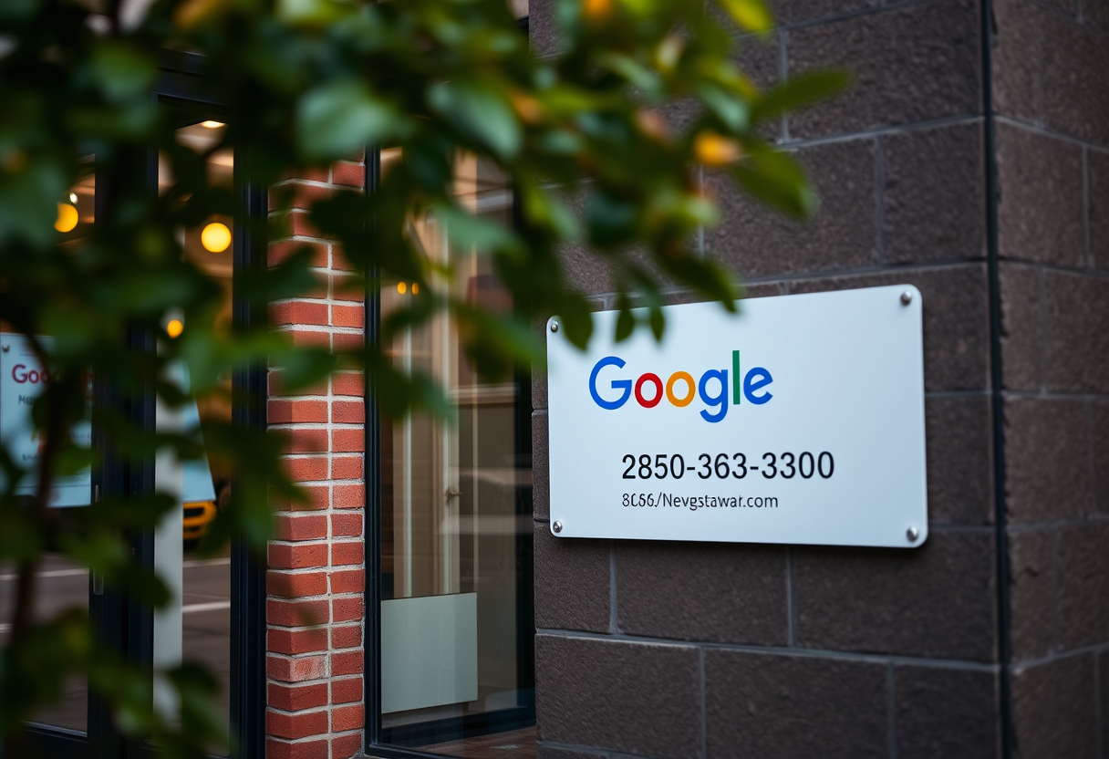 how do you change your business address on google