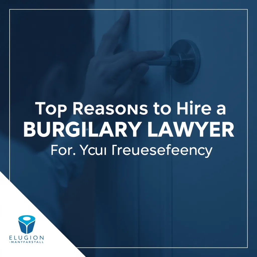 Top Reasons to Hire a Burglary Lawyer for Your Defense Strategy