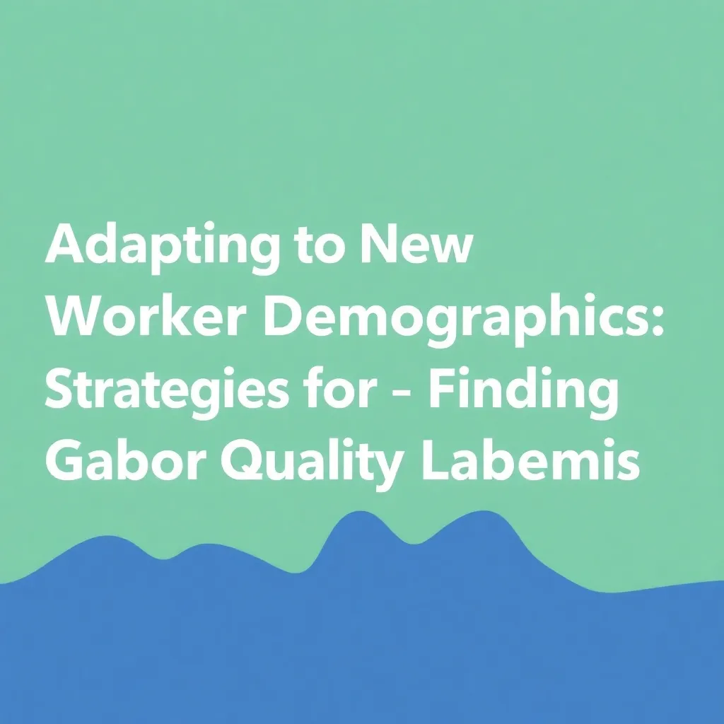 Adapting to New Worker Demographics: Strategies for Finding Quality Labor Post-Pandemic