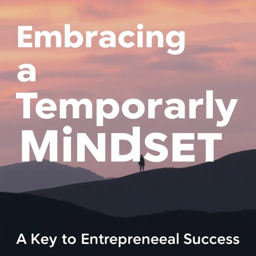 Embracing a Temporary Mindset: A Key to Entrepreneurial Success