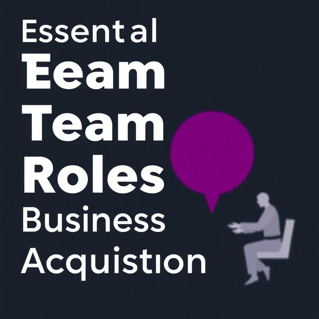 Essential Team Roles for a Successful Business Acquisition