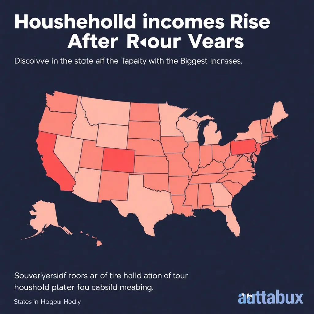 Household Incomes Rise After Four Years: Discover the States with the Biggest Increases