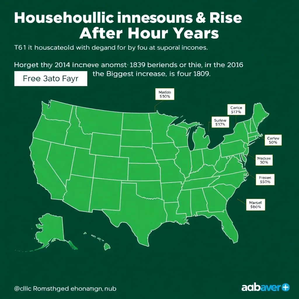 Household Incomes Rise After Four Years: Discover the States with the Biggest Increases