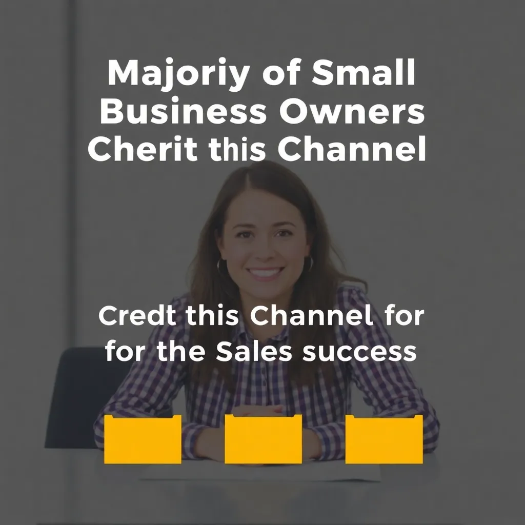 Majority of Small Business Owners Credit This Channel for Their Sales Success