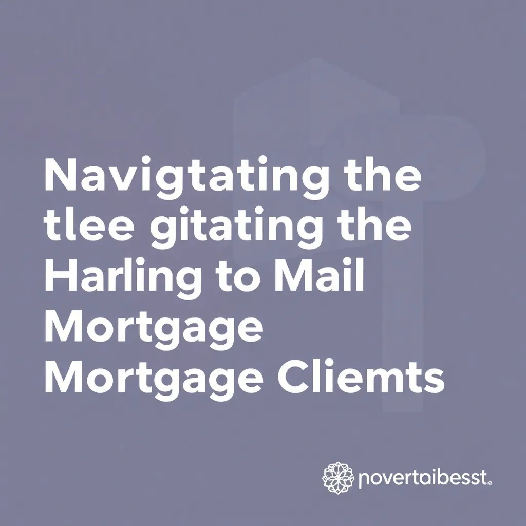 Navigating the Hurdles of Mailing to Mortgage Clients