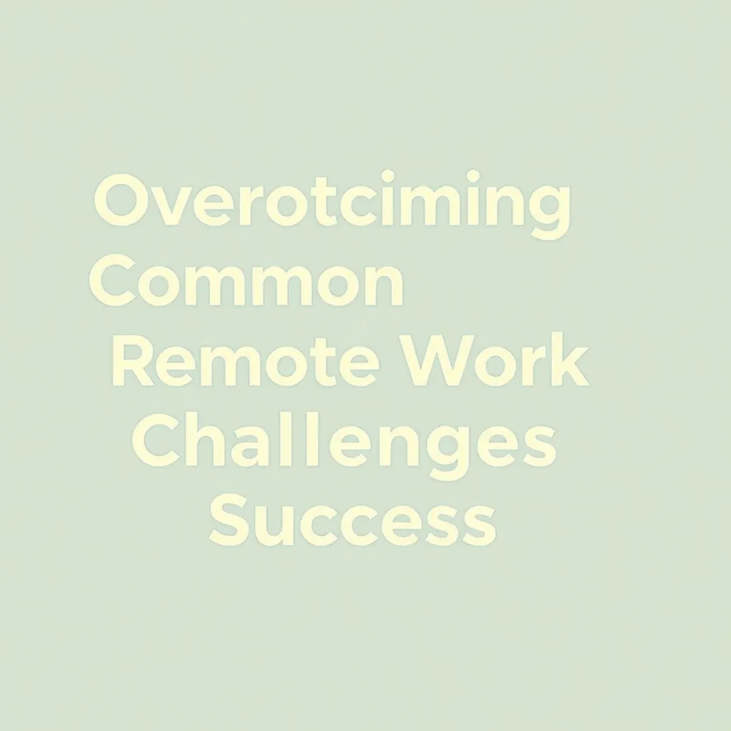 Overcoming Common Remote Work Challenges: Your Guide to Success