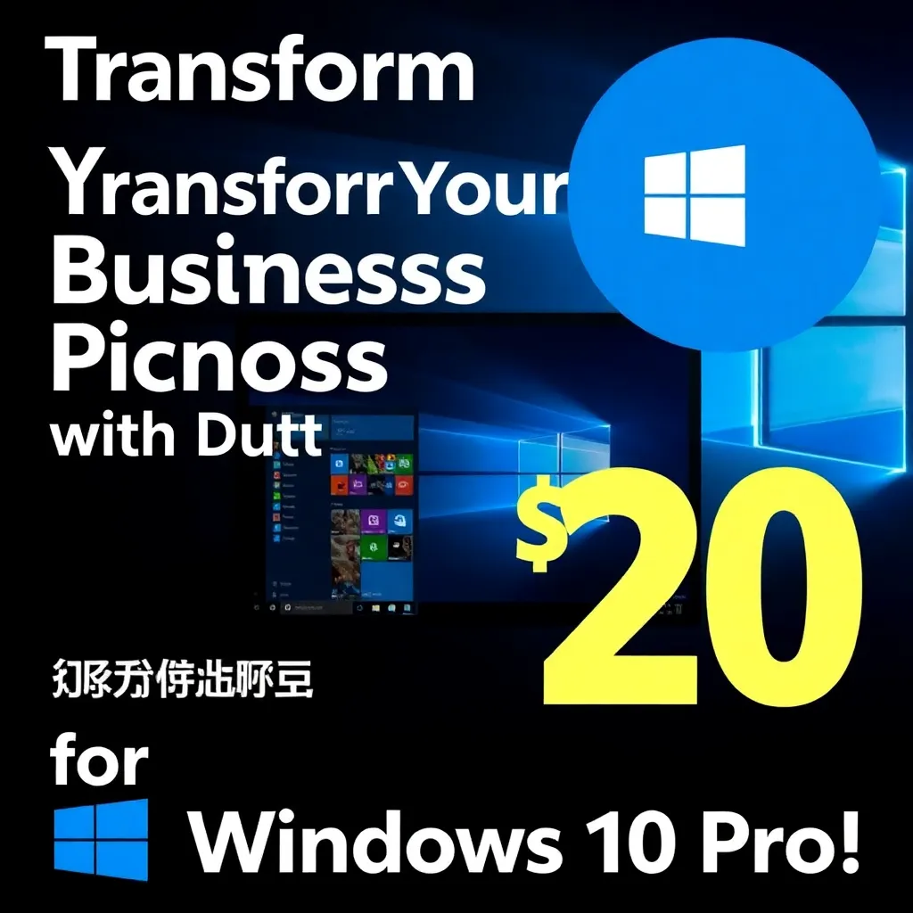 Transform Your Business PCs with Windows 10 Pro for Just $20!