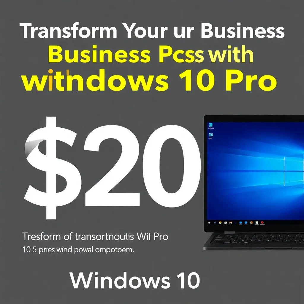 Transform Your Business PCs with Windows 10 Pro for Just $20!