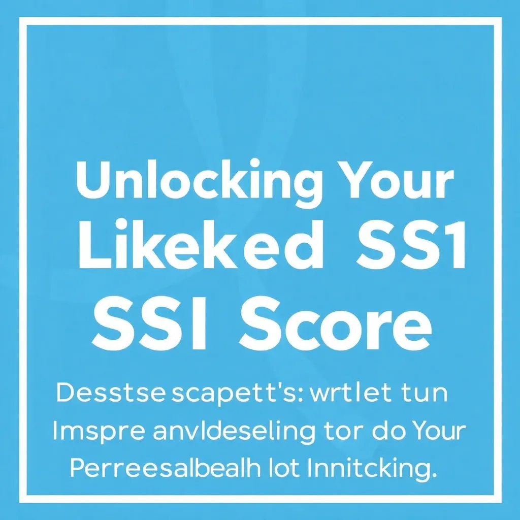 Unlocking Your LinkedIn SSI Score: Discover Its Importance for Your Personal Branding